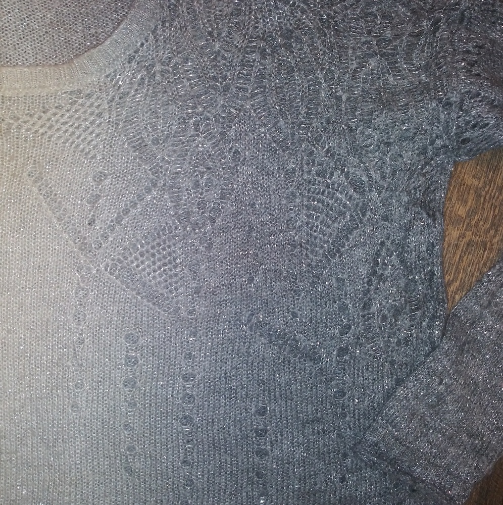UNITED COLORS OF BENETTON OMBRE CROP SWEATER - Picture 3 of 8